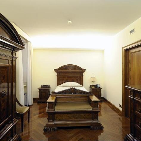 Imagem do quarto onde o Papa vai morar